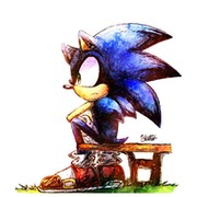 Sonic The Hedgehog on My World.